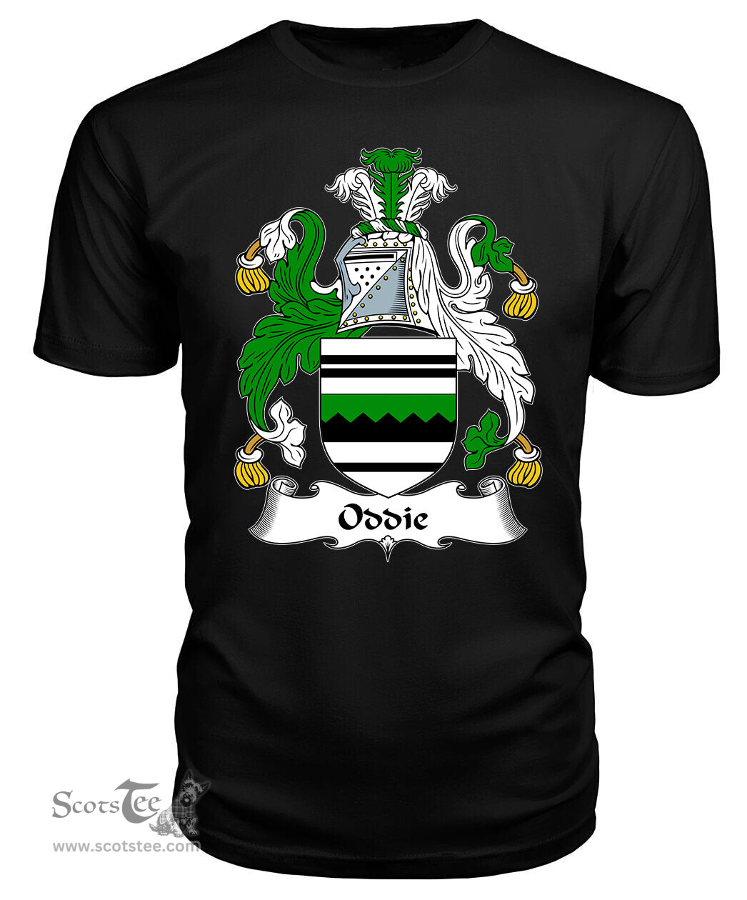 ScotsTee Oddie or Oddy Coat Of Arms Family Crest British Fleet T Shirt