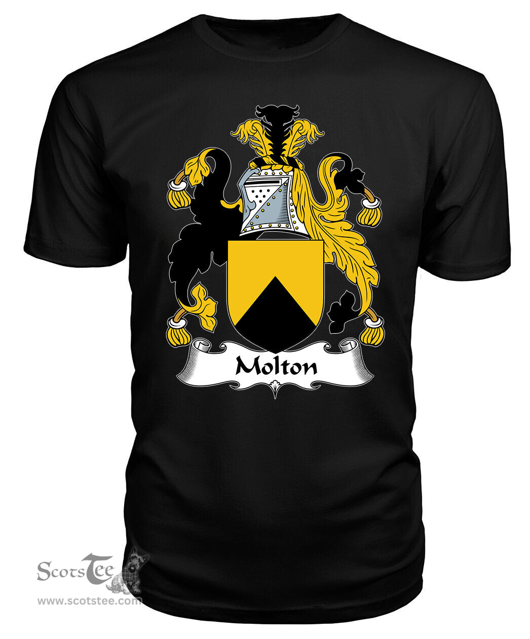 ScotsTee Molton Coat Of Arms Family Crest British Fleet T Shirt