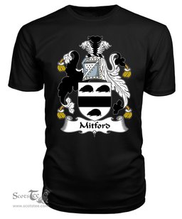 ScotsTee Mitford Coat Of Arms Family Crest British Fleet T Shirt