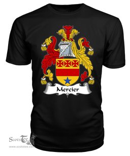 ScotsTee Mercier Coat Of Arms Family Crest British Fleet T Shirt