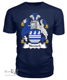 ScotsTee Newark (e) Coat Of Arms Family Crest British Fleet T Shirt