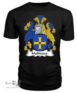 ScotsTee Molineux or Molyneux Coat Of Arms Family Crest British Fleet T Shirt