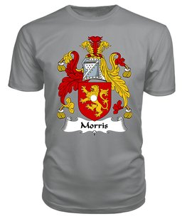 ScotsTee Morris (Wales) Coat Of Arms Family Crest British Fleet T Shirt