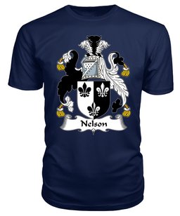 ScotsTee Nelson II Coat Of Arms Family Crest British Fleet T Shirt