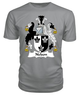 ScotsTee Nelson II Coat Of Arms Family Crest British Fleet T Shirt