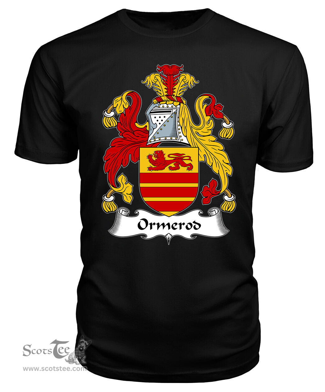 ScotsTee Ormerod Coat Of Arms Family Crest British Fleet T Shirt