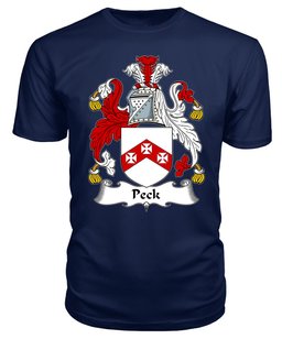 ScotsTee Peck Coat Of Arms Family Crest British Fleet T Shirt