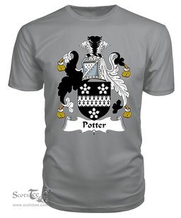 ScotsTee Potter Coat Of Arms Family Crest British Fleet T Shirt