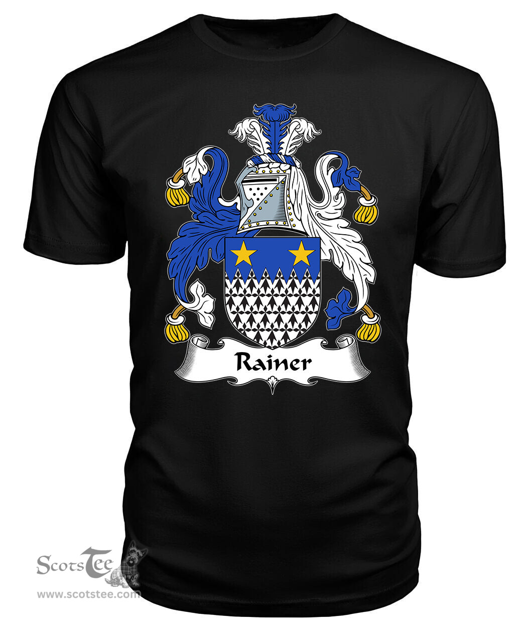 ScotsTee Rainer Coat Of Arms Family Crest British Fleet T Shirt