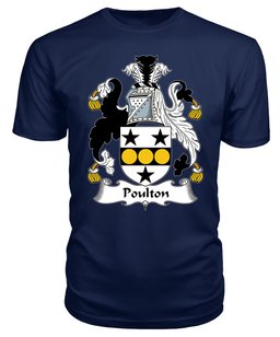 ScotsTee Poulton Coat Of Arms Family Crest British Fleet T Shirt