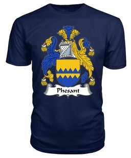 ScotsTee Phesant Coat Of Arms Family Crest British Fleet T Shirt