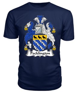 ScotsTee Pocklington Coat Of Arms Family Crest British Fleet T Shirt