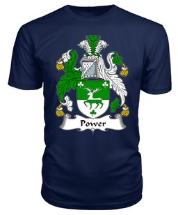 ScotsTee Power Coat Of Arms Family Crest British Fleet T Shirt