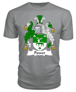 ScotsTee Power Coat Of Arms Family Crest British Fleet T Shirt