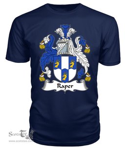 ScotsTee Raper Coat Of Arms Family Crest British Fleet T Shirt
