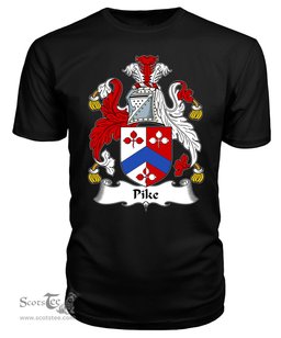 ScotsTee Pike Coat Of Arms Family Crest British Fleet T Shirt