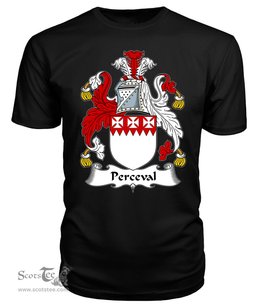 ScotsTee Perceval Coat Of Arms Family Crest British Fleet T Shirt