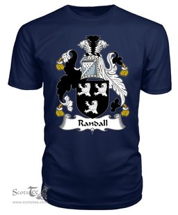 ScotsTee Randall Coat Of Arms Family Crest British Fleet T Shirt