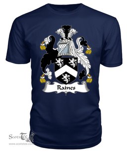 ScotsTee Raines Coat Of Arms Family Crest British Fleet T Shirt