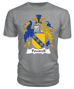 ScotsTee Powtrell Coat Of Arms Family Crest British Fleet T Shirt