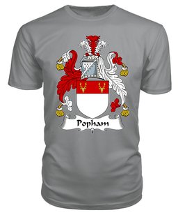 ScotsTee Popham Coat Of Arms Family Crest British Fleet T Shirt
