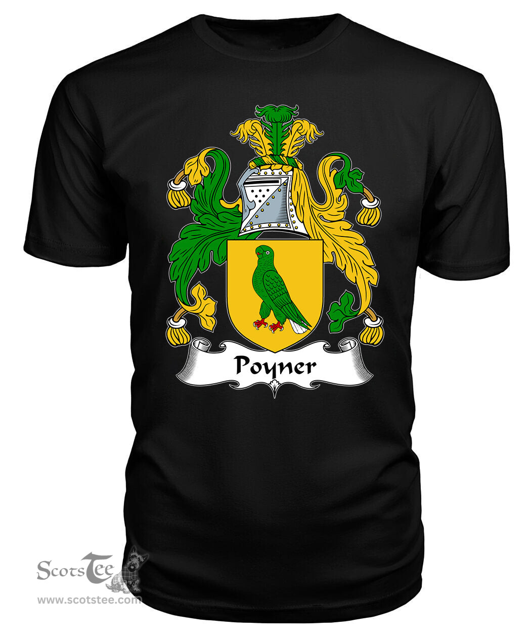 ScotsTee Poyner Coat Of Arms Family Crest British Fleet T Shirt