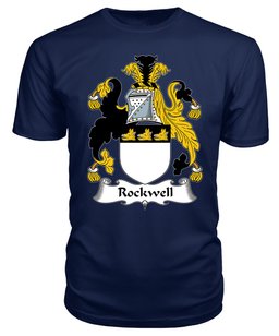 ScotsTee Rockwell Coat Of Arms Family Crest British Fleet T Shirt
