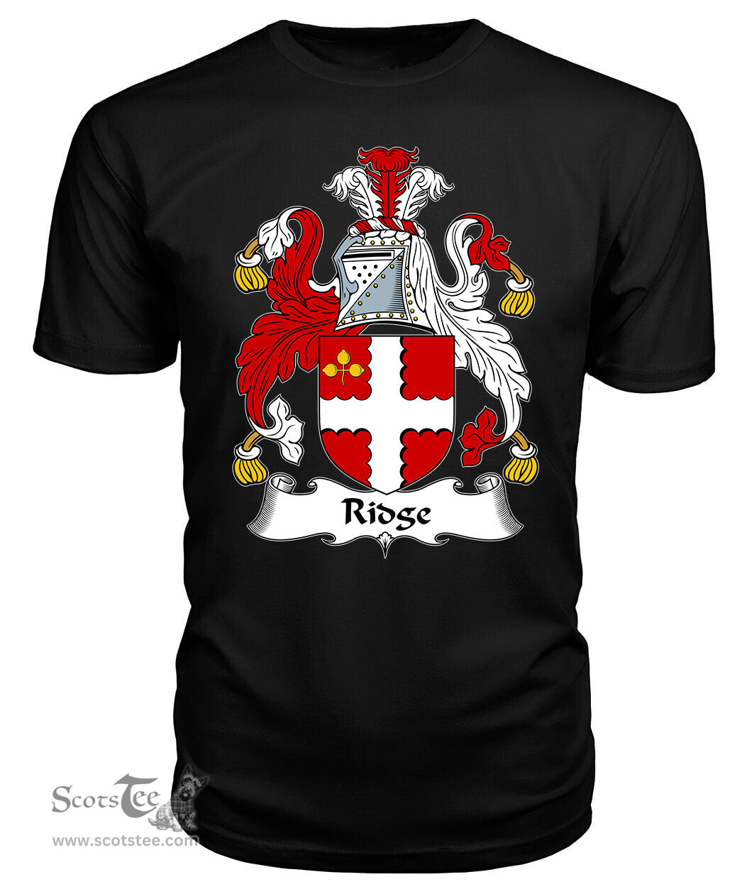 ScotsTee Ridge Coat Of Arms Family Crest British Fleet T Shirt