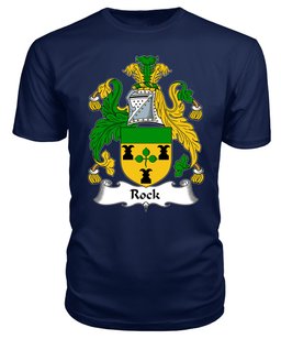 ScotsTee Rock (e) Coat Of Arms Family Crest British Fleet T Shirt