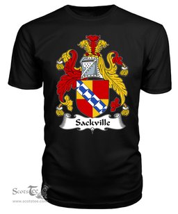 ScotsTee Sackville Coat Of Arms Family Crest British Fleet T Shirt