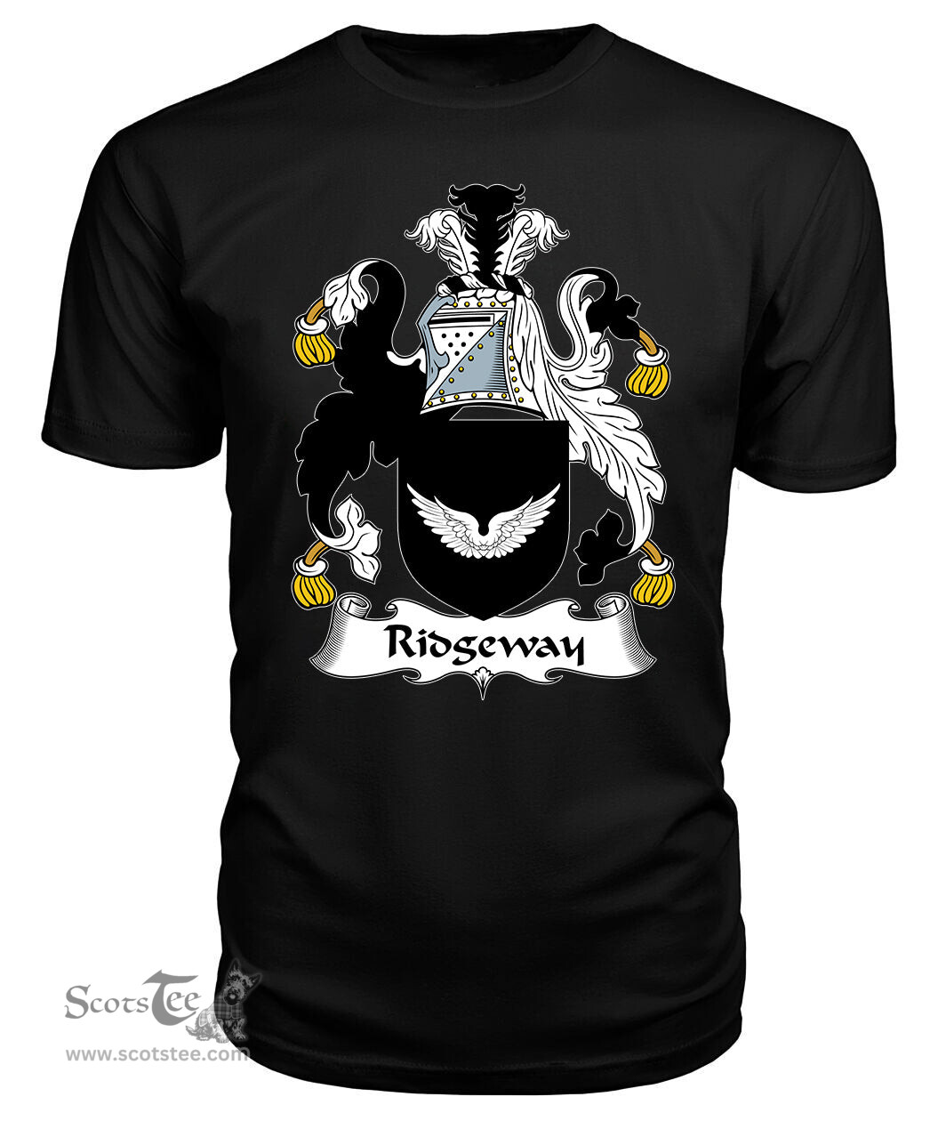 ScotsTee Ridgeway Coat Of Arms Family Crest British Fleet T Shirt