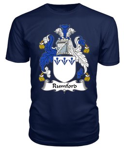ScotsTee Rumford Coat Of Arms Family Crest British Fleet T Shirt