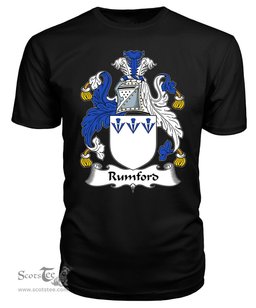 ScotsTee Rumford Coat Of Arms Family Crest British Fleet T Shirt