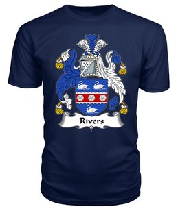 ScotsTee Rivers II Coat Of Arms Family Crest British Fleet T Shirt