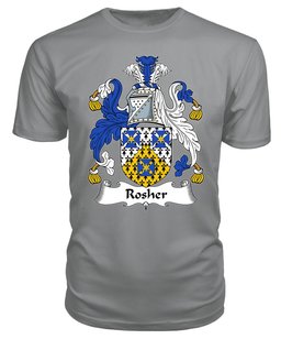 ScotsTee Rosher Coat Of Arms Family Crest British Fleet T Shirt