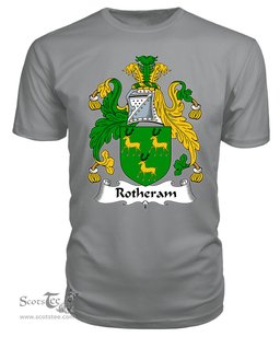 ScotsTee Rotheram Coat Of Arms Family Crest British Fleet T Shirt