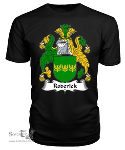 ScotsTee Roderick Coat Of Arms Family Crest British Fleet T Shirt