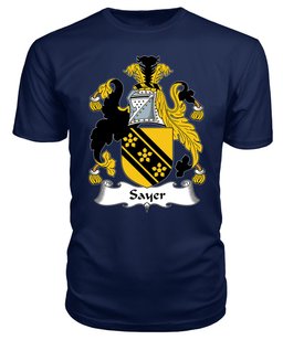 ScotsTee Sayer Coat Of Arms Family Crest British Fleet T Shirt