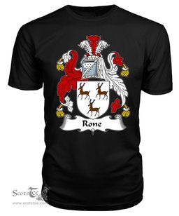 ScotsTee Rone or Roan Coat Of Arms Family Crest British Fleet T Shirt