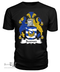 ScotsTee Seaman Coat Of Arms Family Crest British Fleet T Shirt
