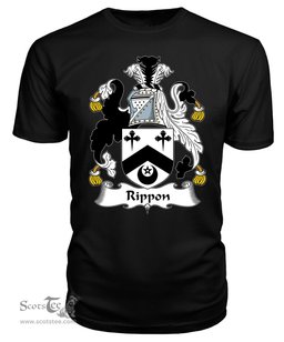 ScotsTee Rippon Coat Of Arms Family Crest British Fleet T Shirt
