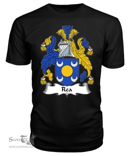 ScotsTee Rea or Ree Coat Of Arms Family Crest British Fleet T Shirt