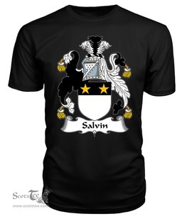 ScotsTee Salvin Coat Of Arms Family Crest British Fleet T Shirt