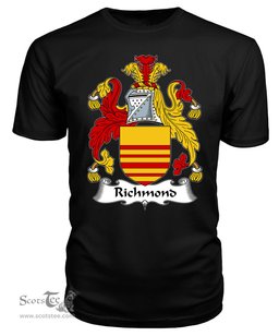 ScotsTee Richmond Coat Of Arms Family Crest British Fleet T Shirt