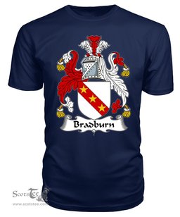 ScotsTee Bradburn(e) Coat Of Arms Family Crest British Fleet T Shirt