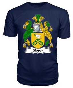 ScotsTee Sloper Coat Of Arms Family Crest British Fleet T Shirt