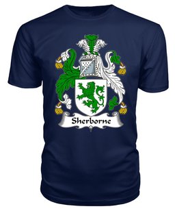 ScotsTee Sherborne Coat Of Arms Family Crest British Fleet T Shirt