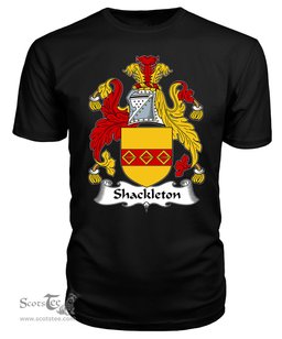 ScotsTee Shackleton Coat Of Arms Family Crest British Fleet T Shirt