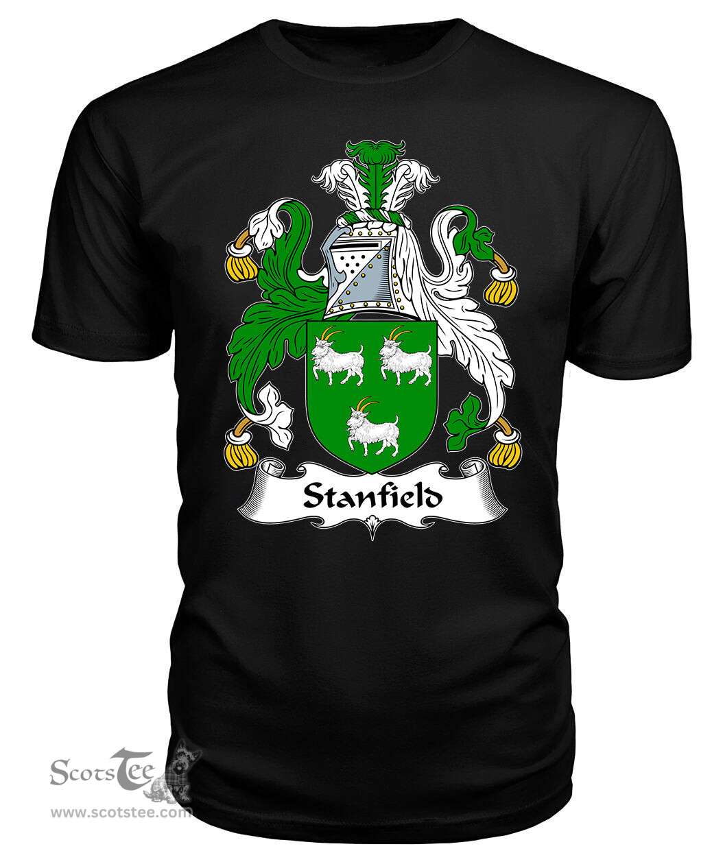 ScotsTee Stanfield Coat Of Arms Family Crest British Fleet T Shirt