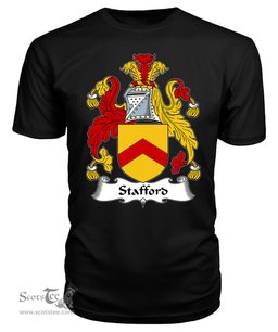 ScotsTee Stafford Coat Of Arms Family Crest British Fleet T Shirt